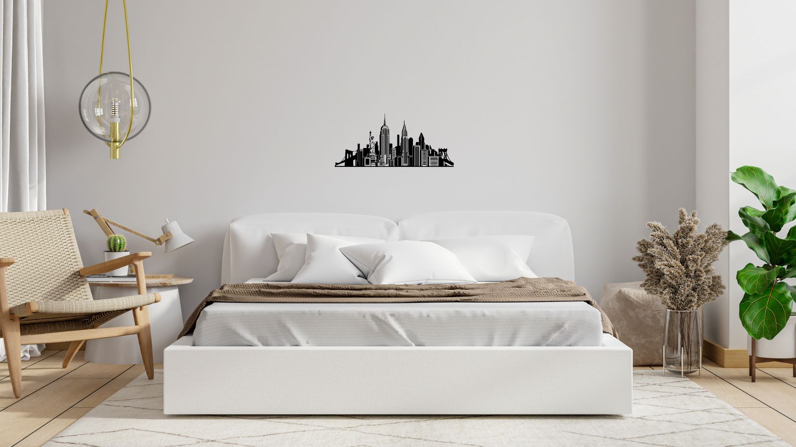Skyline de New York - Plaque Murale