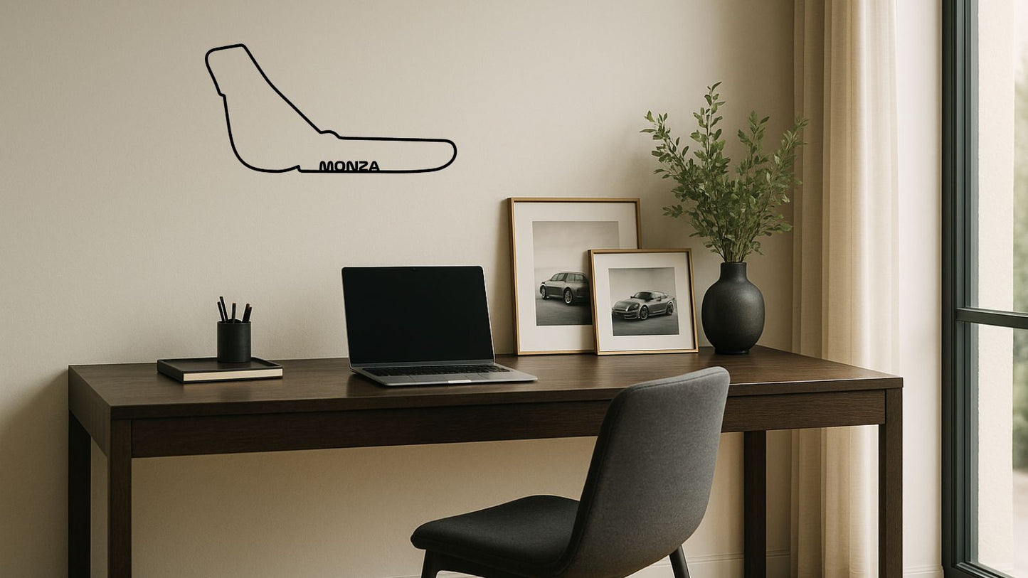 Circuit de Monza – Découpe murale en acier