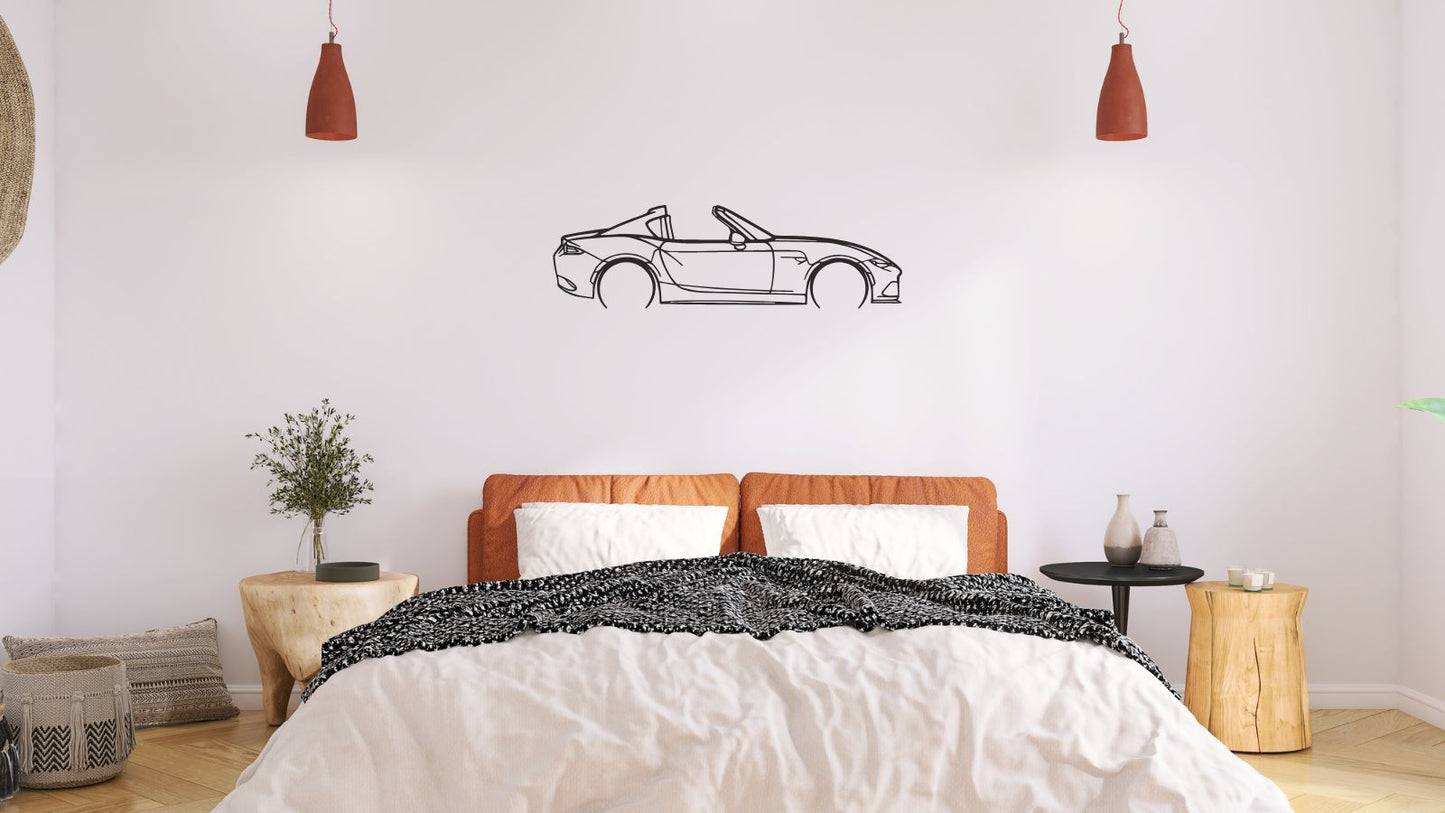 Mazda MX-5 RF – Découpe murale en acier