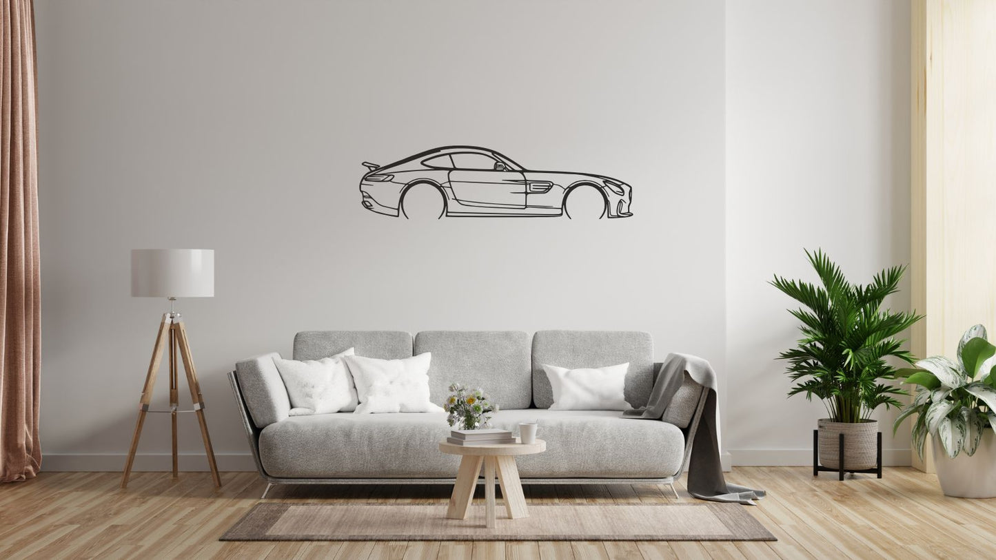 Mercedes-AMG GT S – Découpe murale en acier