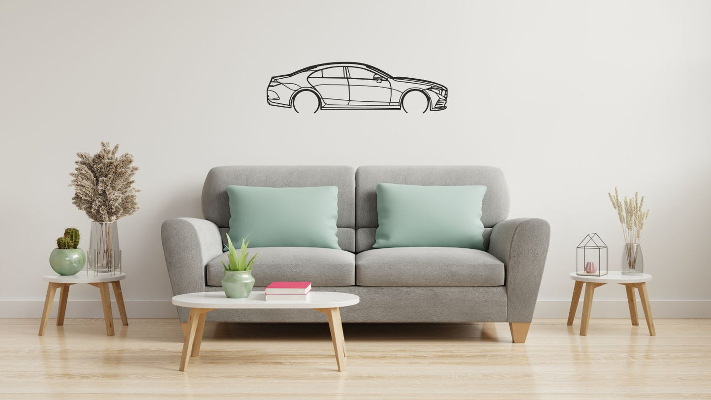 Mercedes CLS – Découpe murale en acier