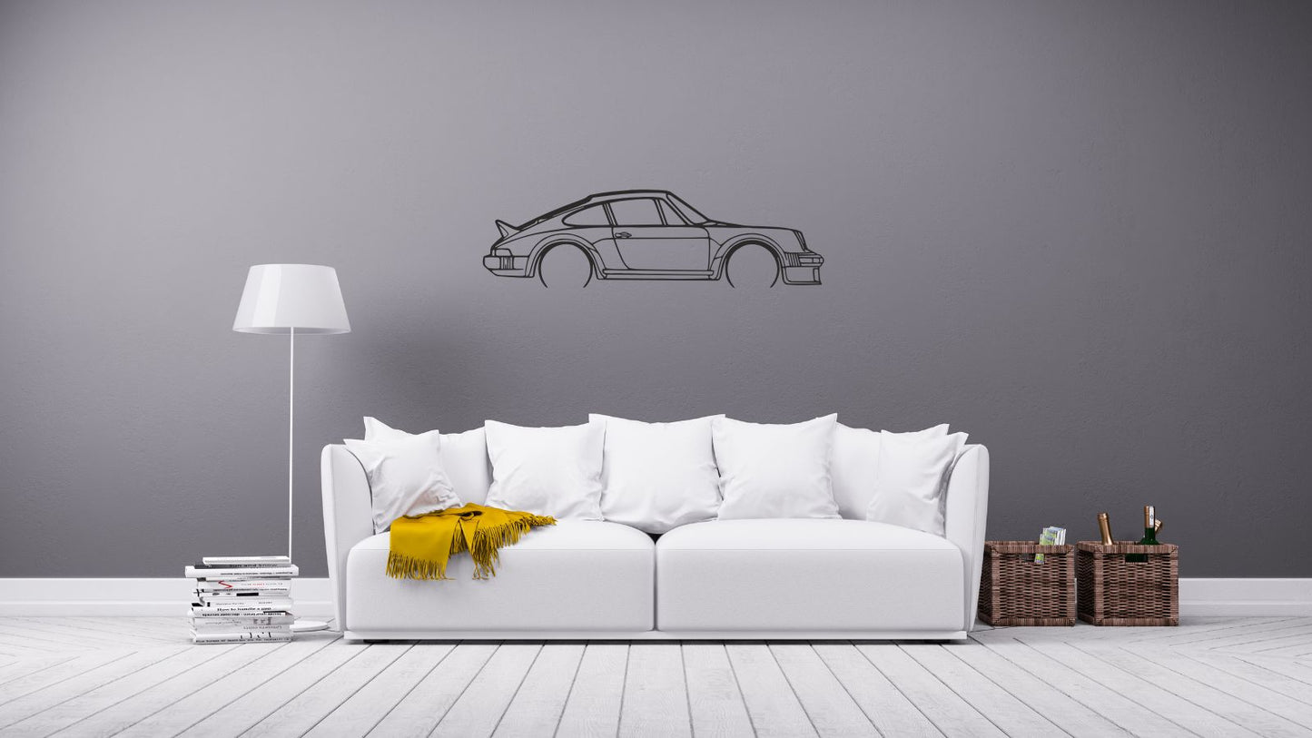 Porsche 911 SC Groupe 4 – Découpe murale en acier