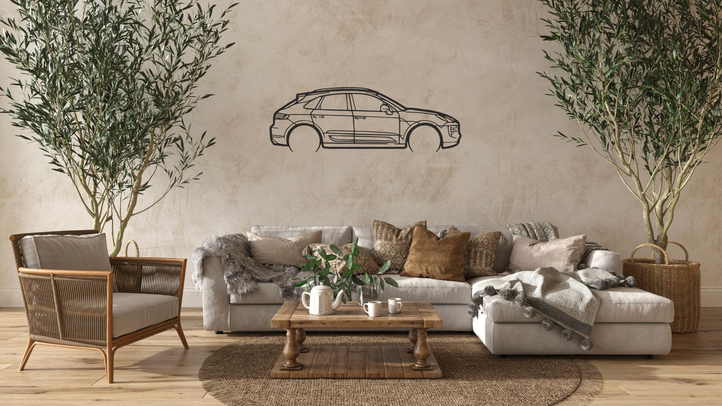 Porsche Macan GTS 95B– Découpe murale en acier