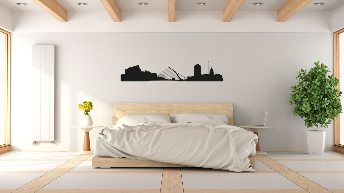 Ville de Dublin – Décoration murale en acier