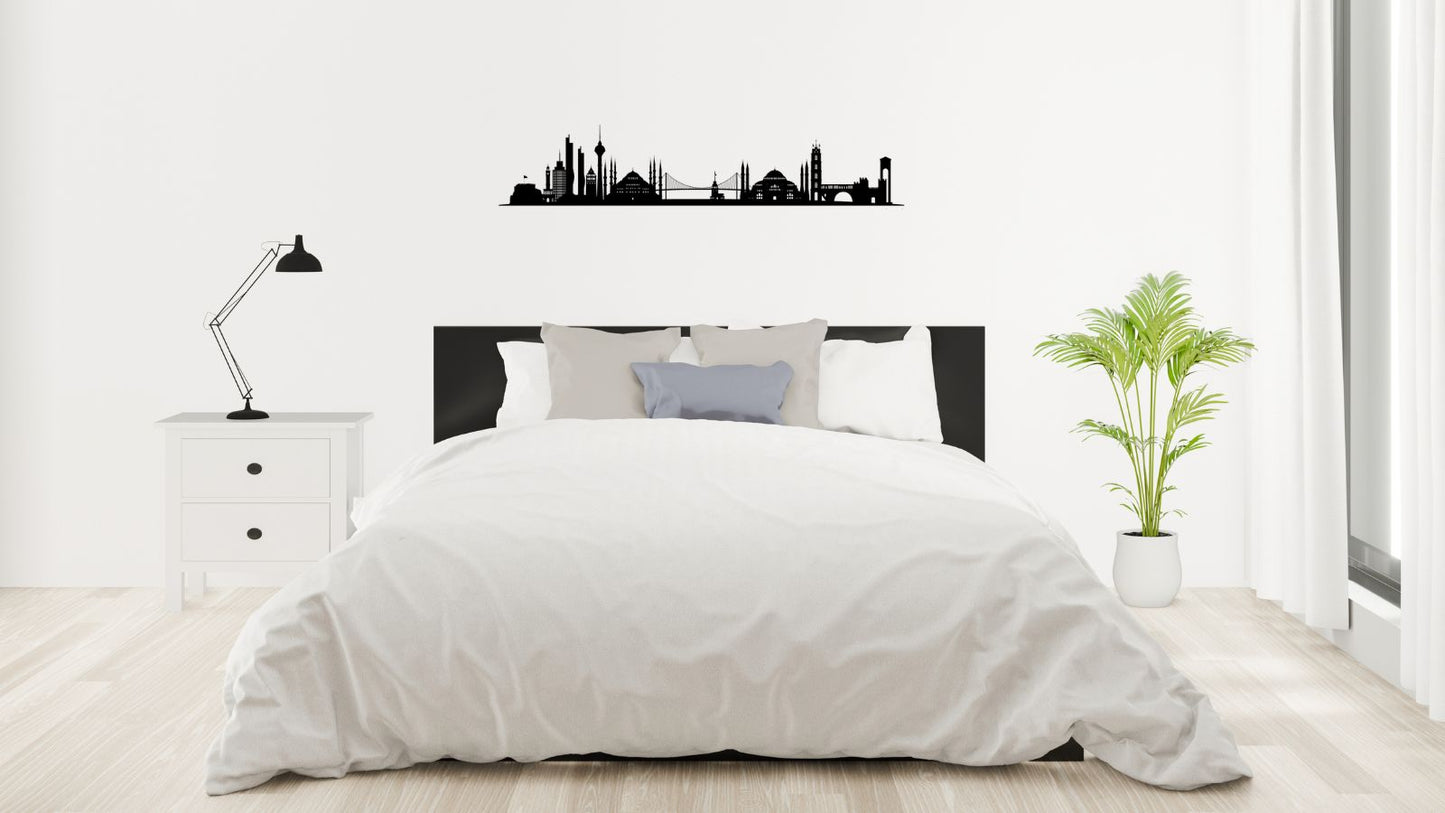Ville d’Istanbul – Découpe murale en acier