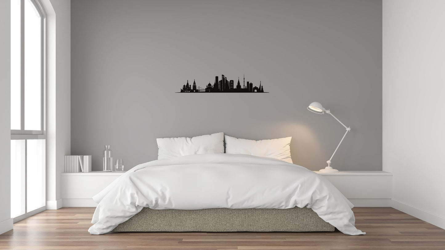 Ville de Moscou – Découpe murale en acier