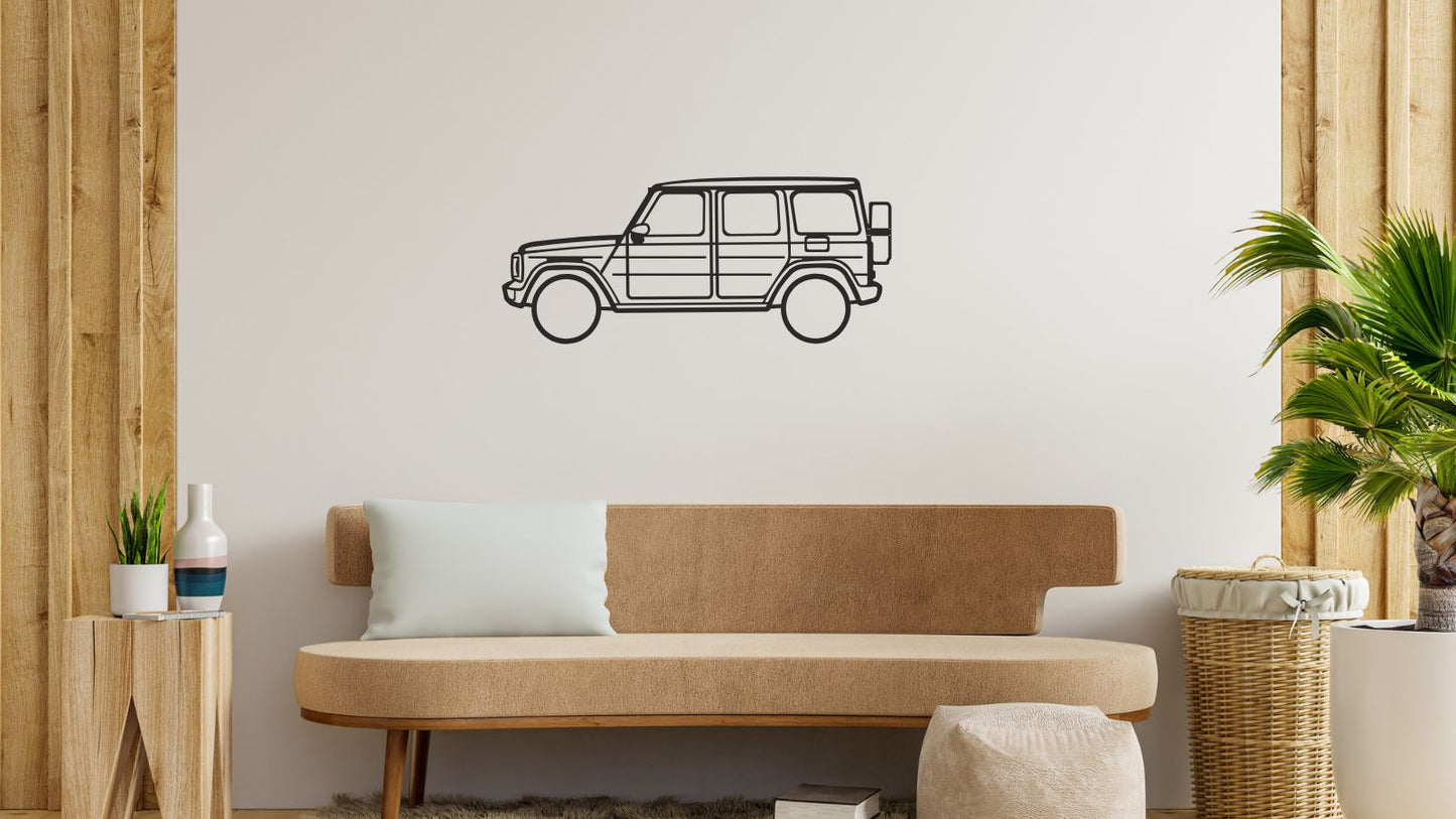 Mercedes Classe G – Découpe murale en acier