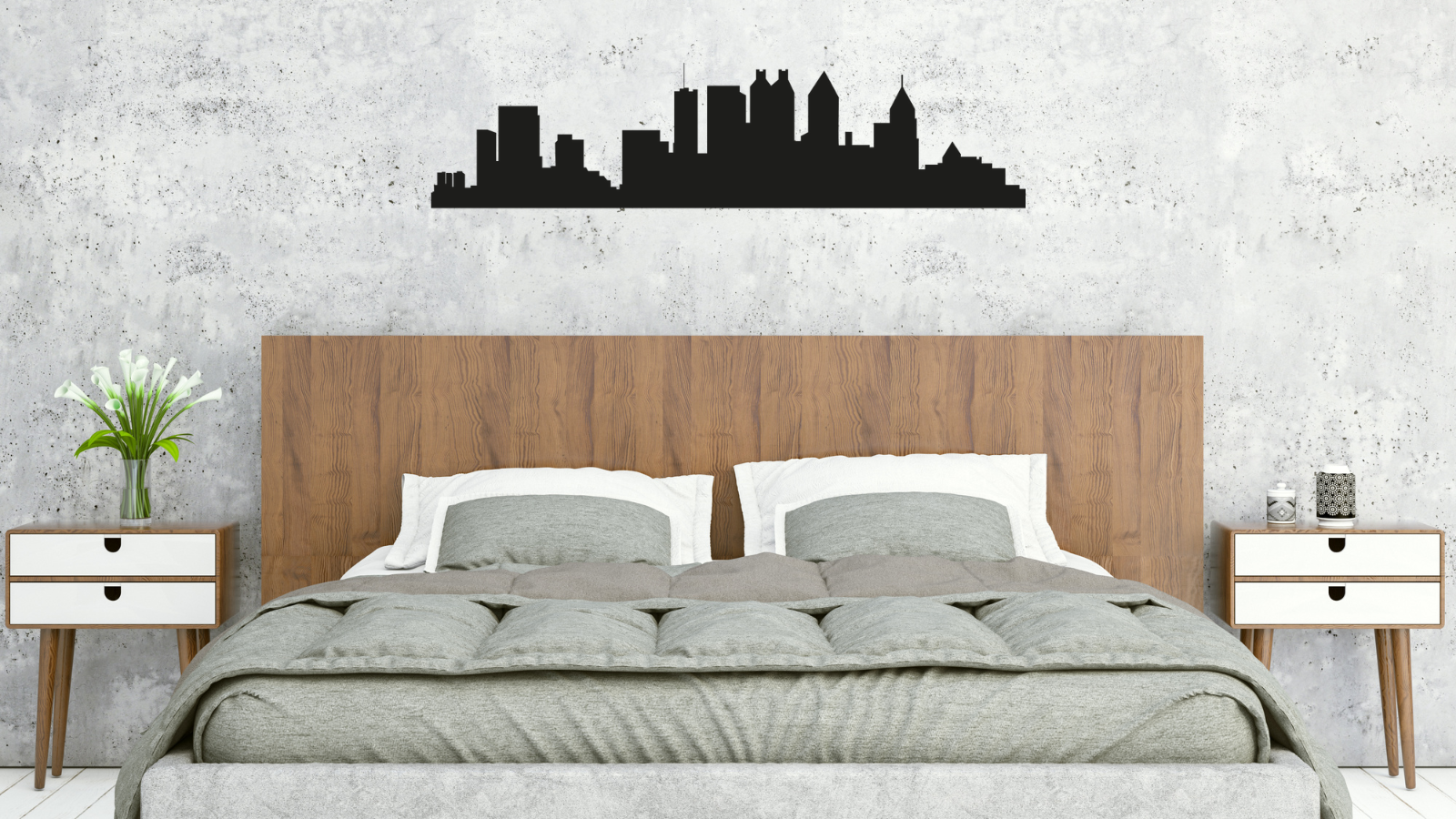 Skyline de Atlanta – Décoration murale en acier