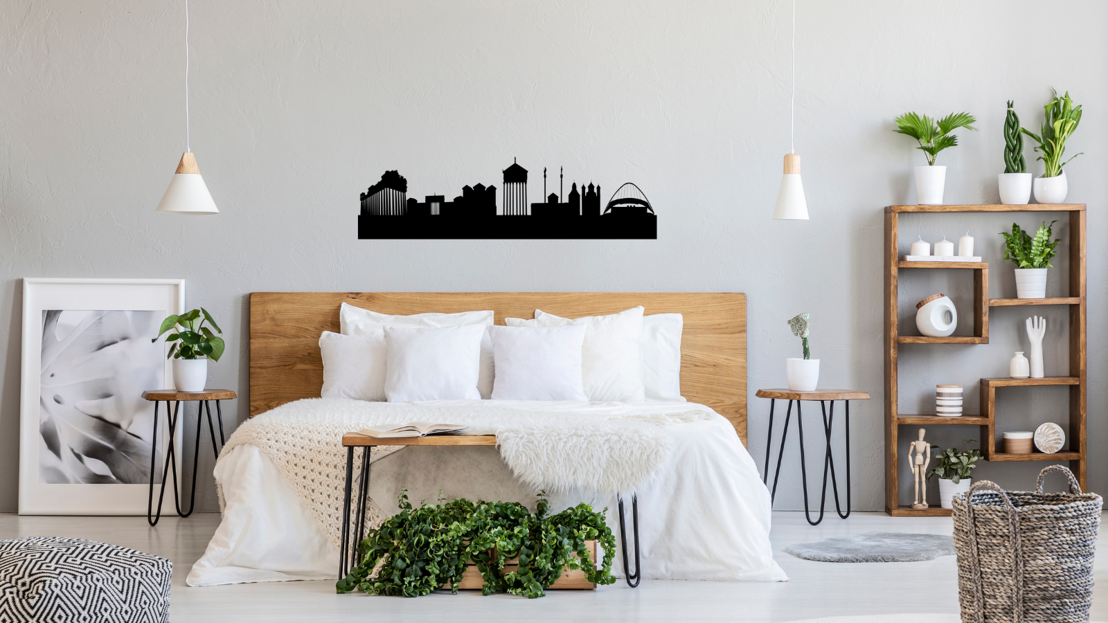 Skyline de Athènes – Décoration murale en acier