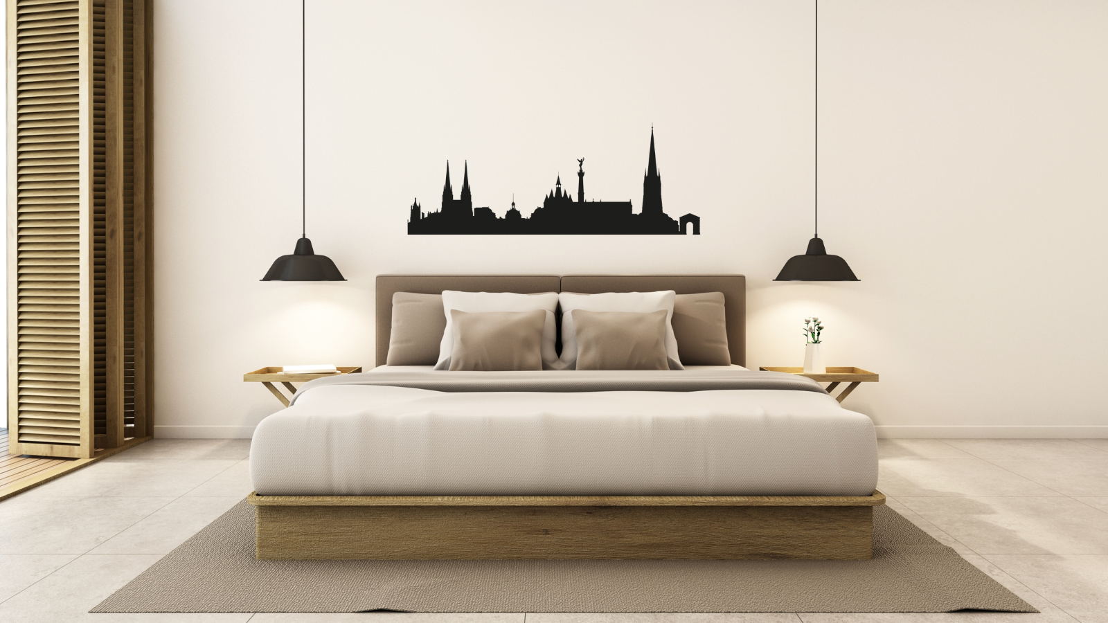 Skyline de Bordeaux – Décoration murale en acier