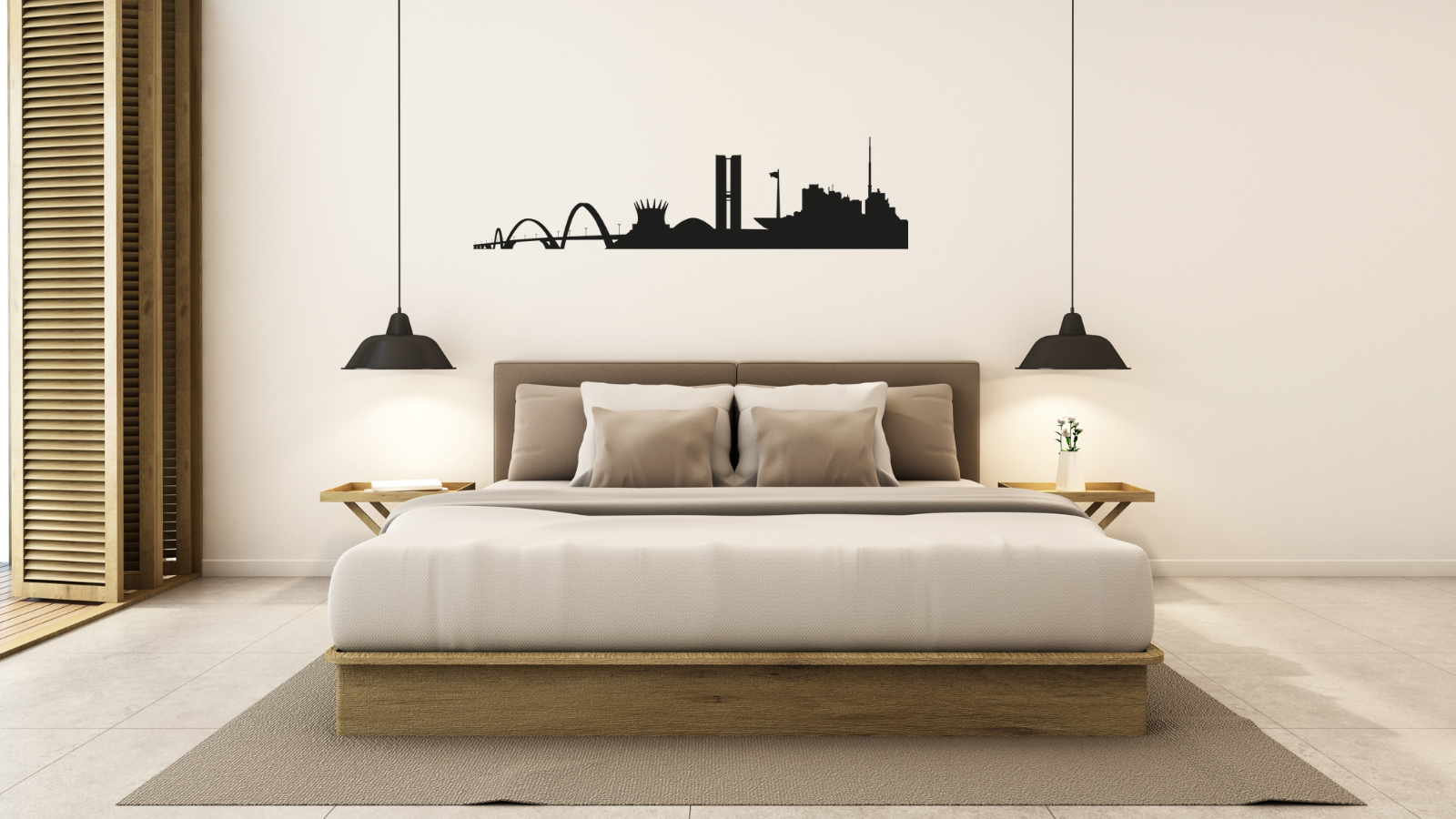 Skyline du Brésil – Décoration murale en acier