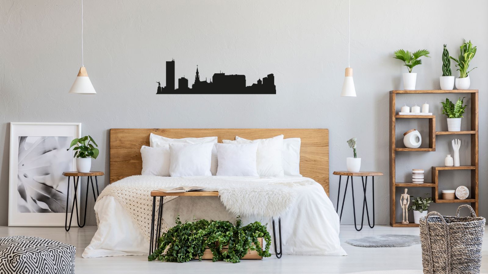 Skyline de Cali – Décoration murale en acier