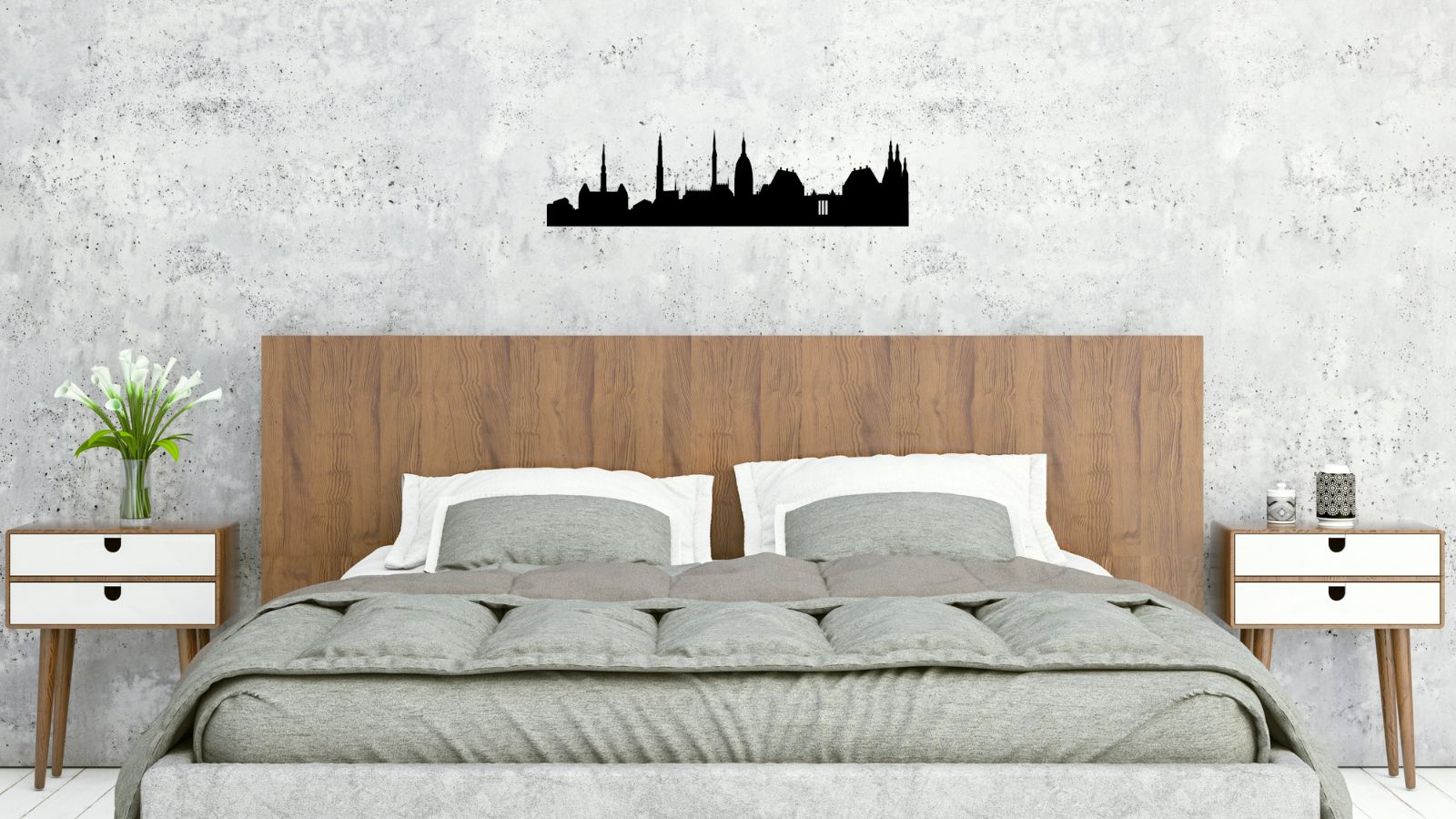 Skyline de Copenhague – Décoration murale en acier