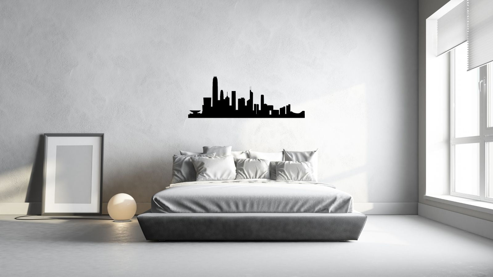 Skyline de Hong Kong – Décoration murale en acier
