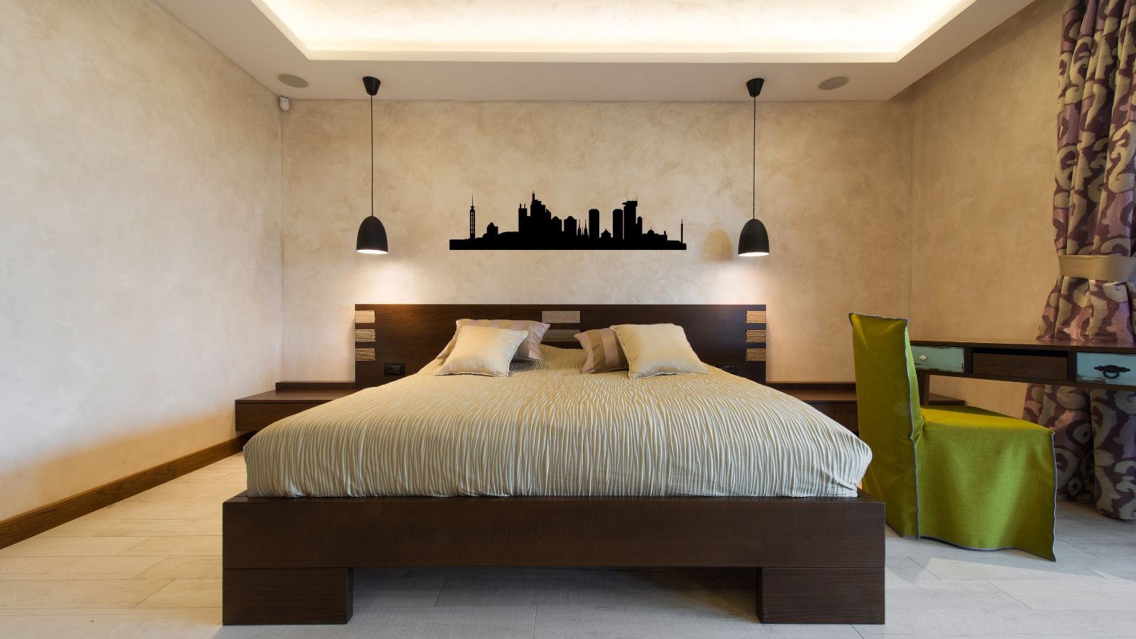 Skyline de Jakarta – Décoration murale en acier