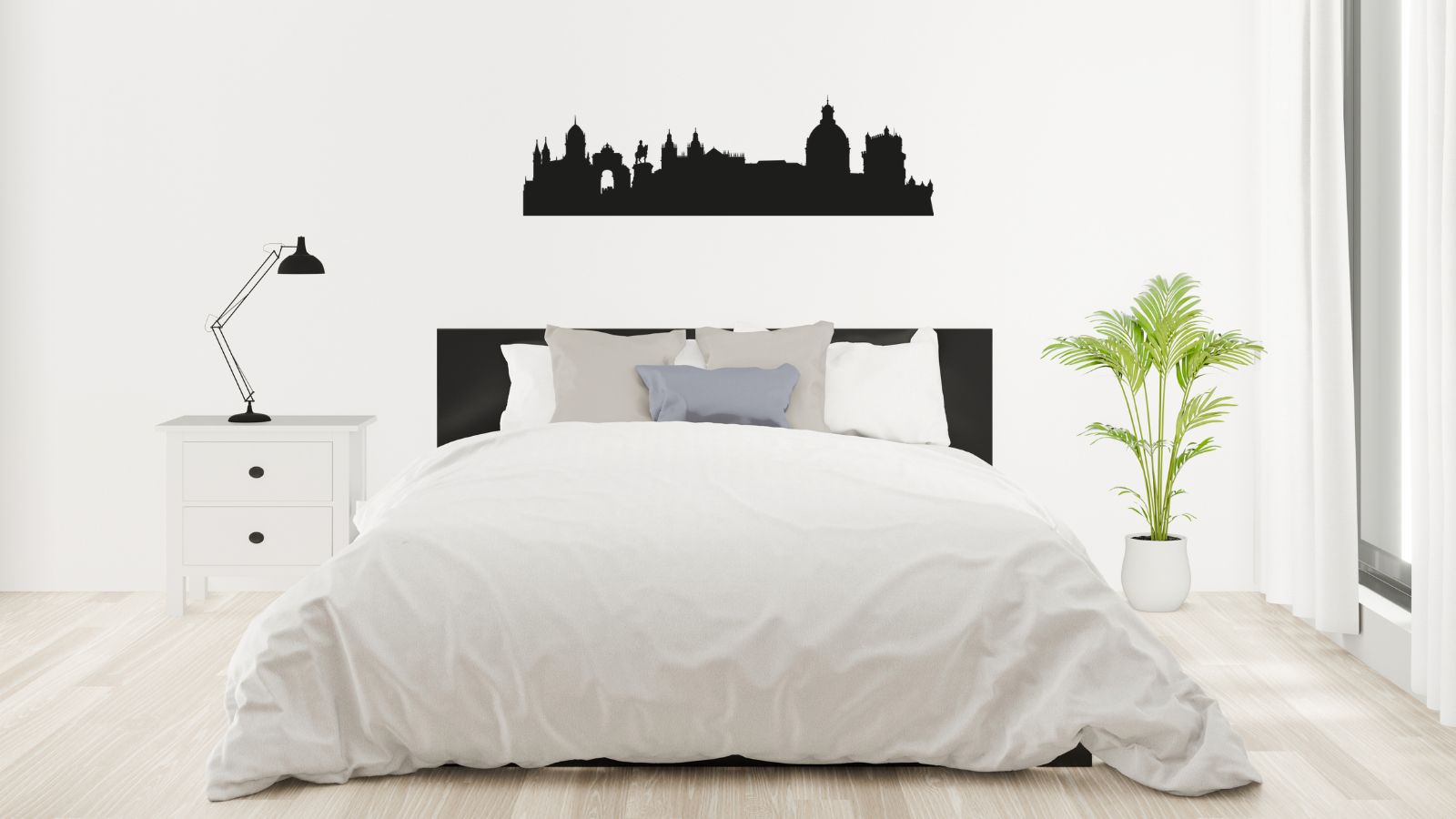 Skyline de Jakarta – Décoration murale en acier