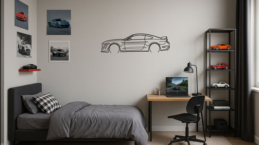 Mustang Shelby GT500 – Découpe murale en acier