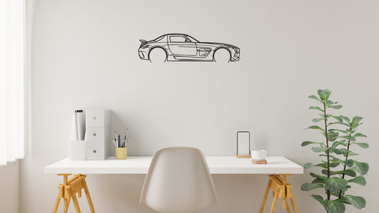 Mercedes SLS AMG – Découpe murale en acier