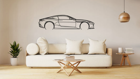 Aston Martin DB11 – Découpe murale en acier