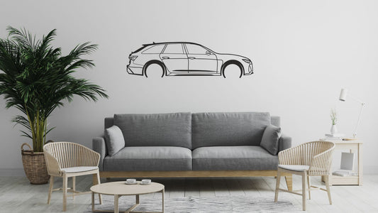 Audi A3 – Découpe murale en acier