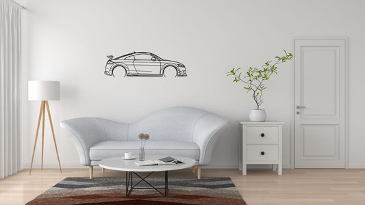 Audi TT – Découpe murale en acier