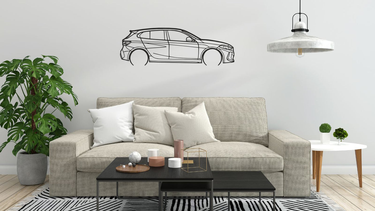 BMW 135i F40 – Découpe murale en acier