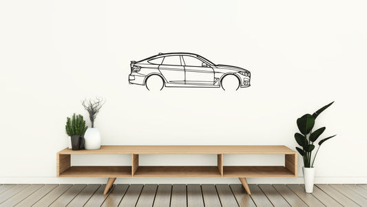 BMW 330 GT – Découpe murale en acier