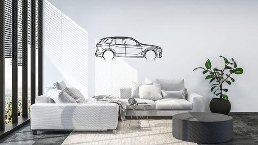 BMW X5 – Découpe murale en acier