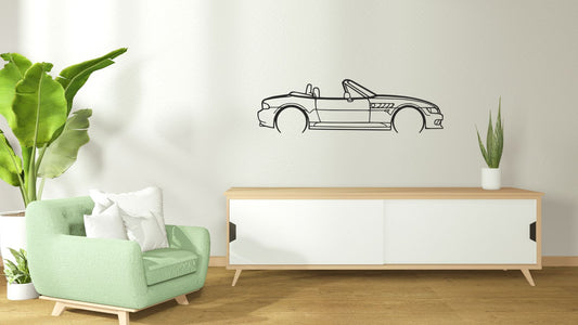 BMW Z3 – Découpe murale en acier