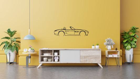 BMW Z8 – Découpe murale en acier