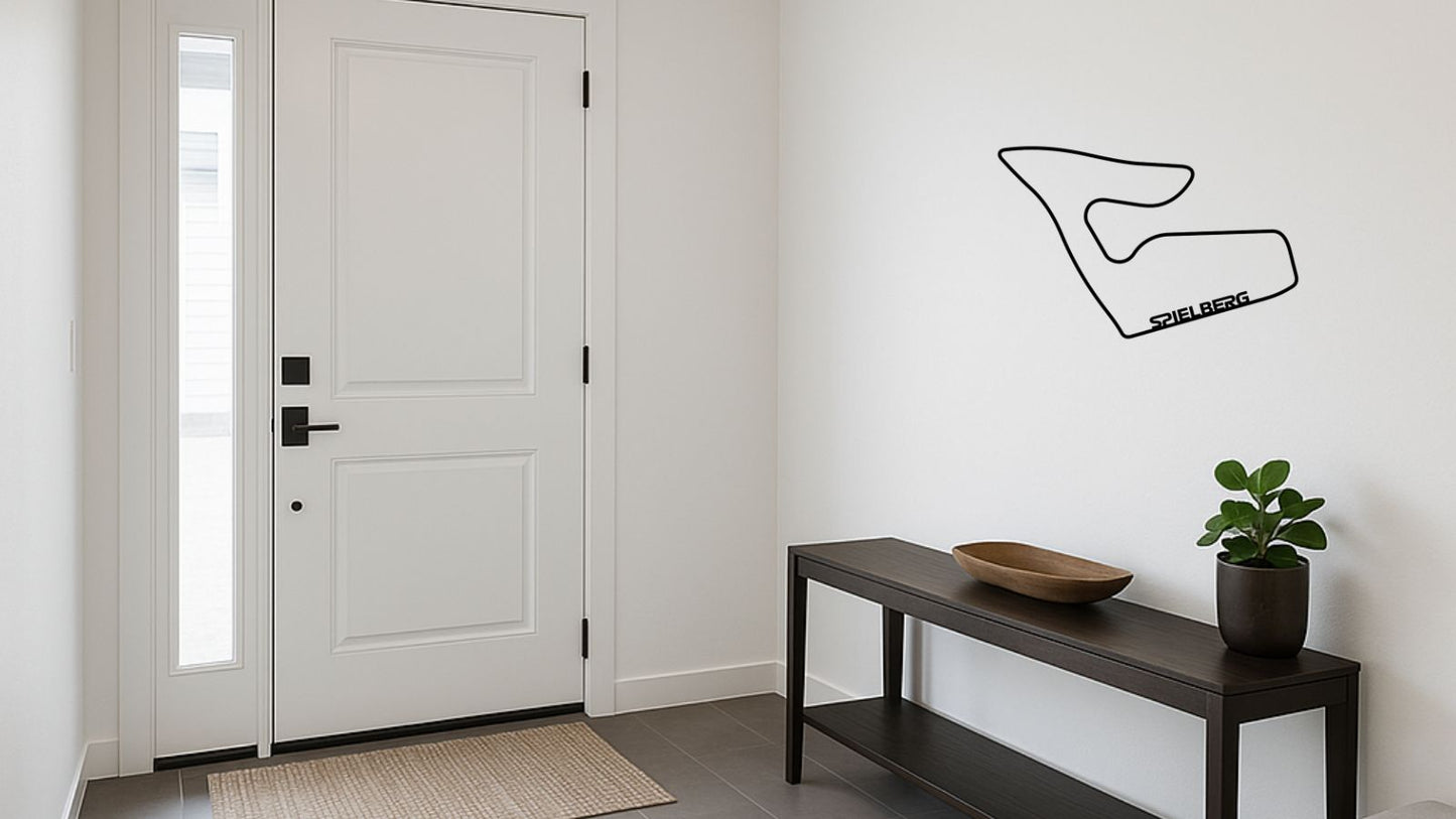 Circuit de Spielberg – Découpe murale en acier