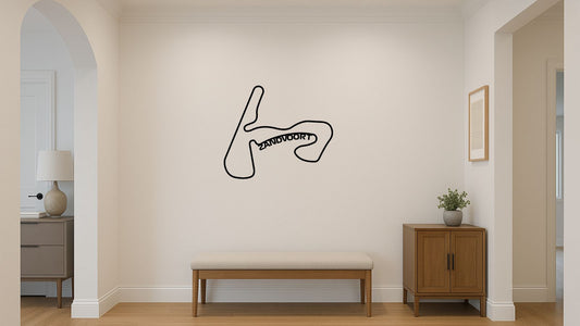 Circuit de Zandvoort – Découpe murale en acier