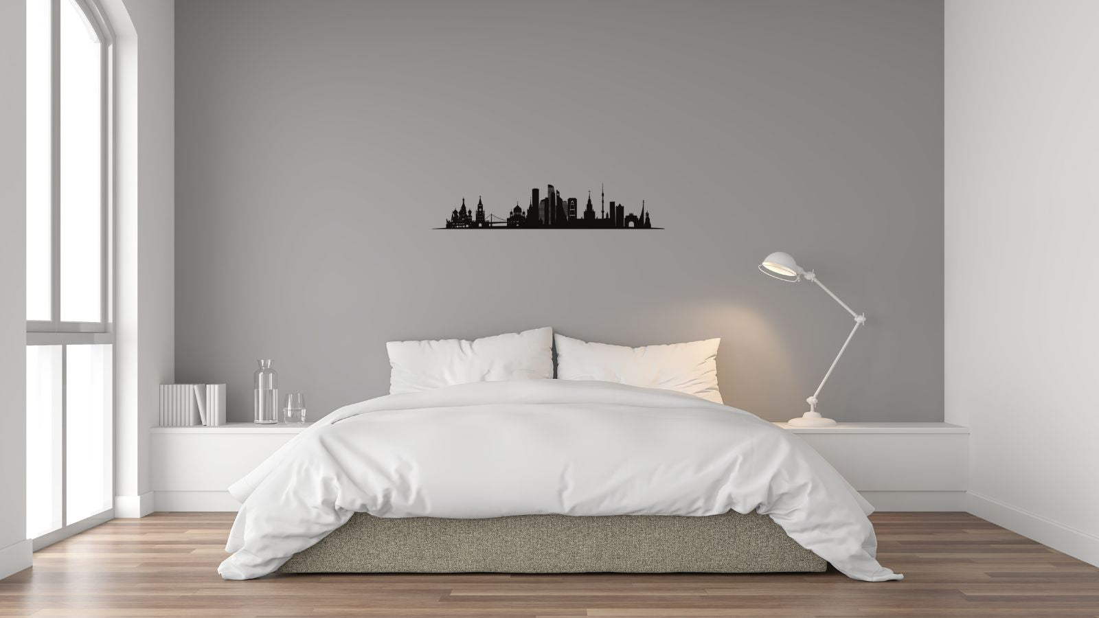 Skyline de Moscou – Découpe murale en acier