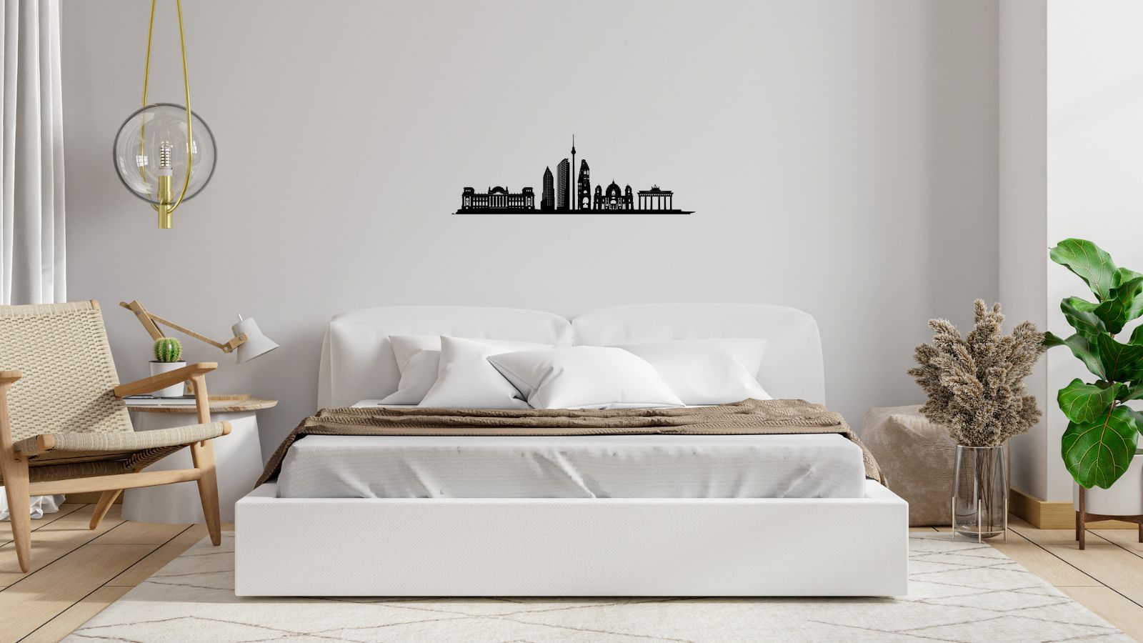 Skyline de Berlin – Découpe murale en acier