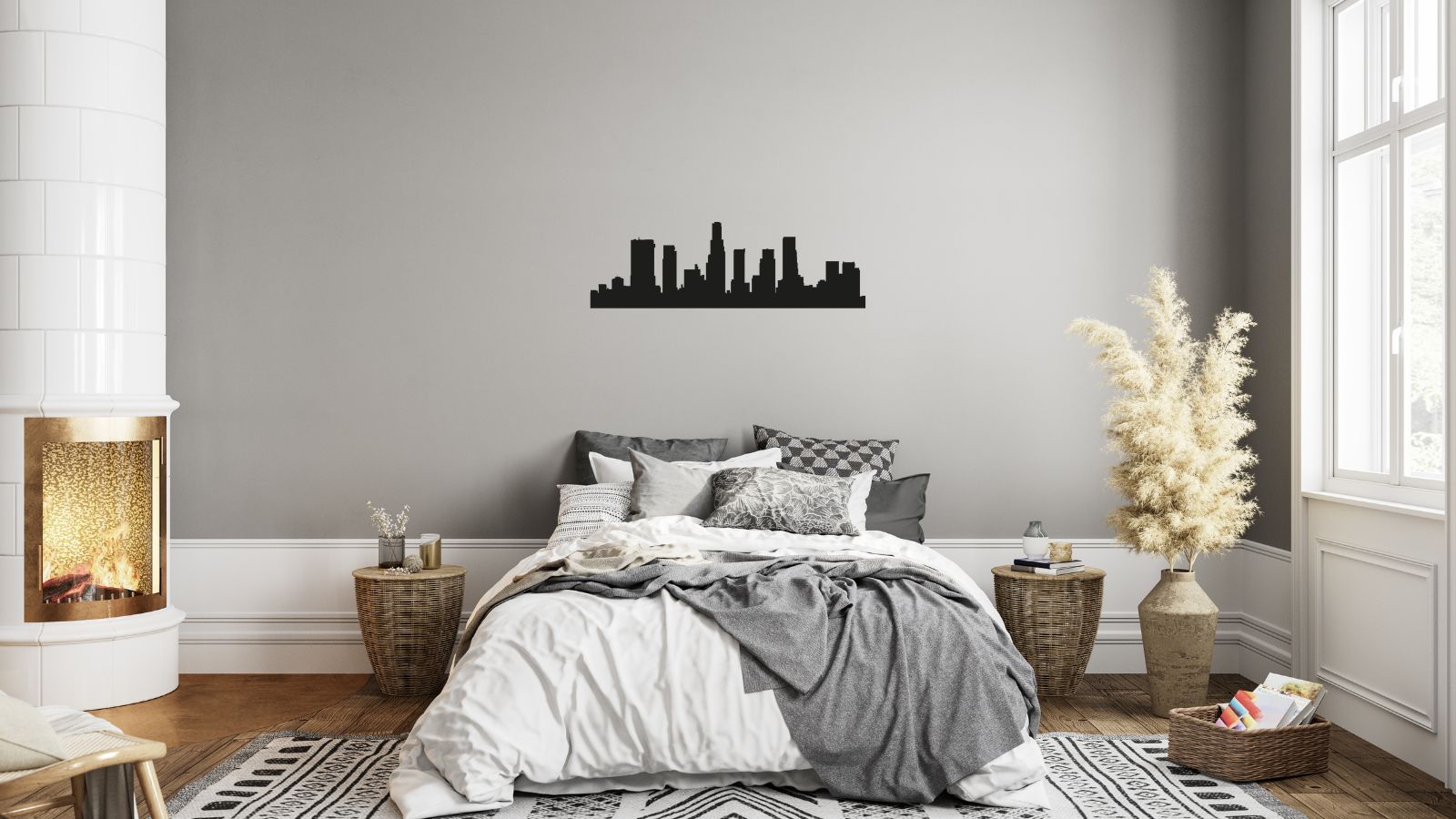 Skyline de Los Angeles – Plaque murale