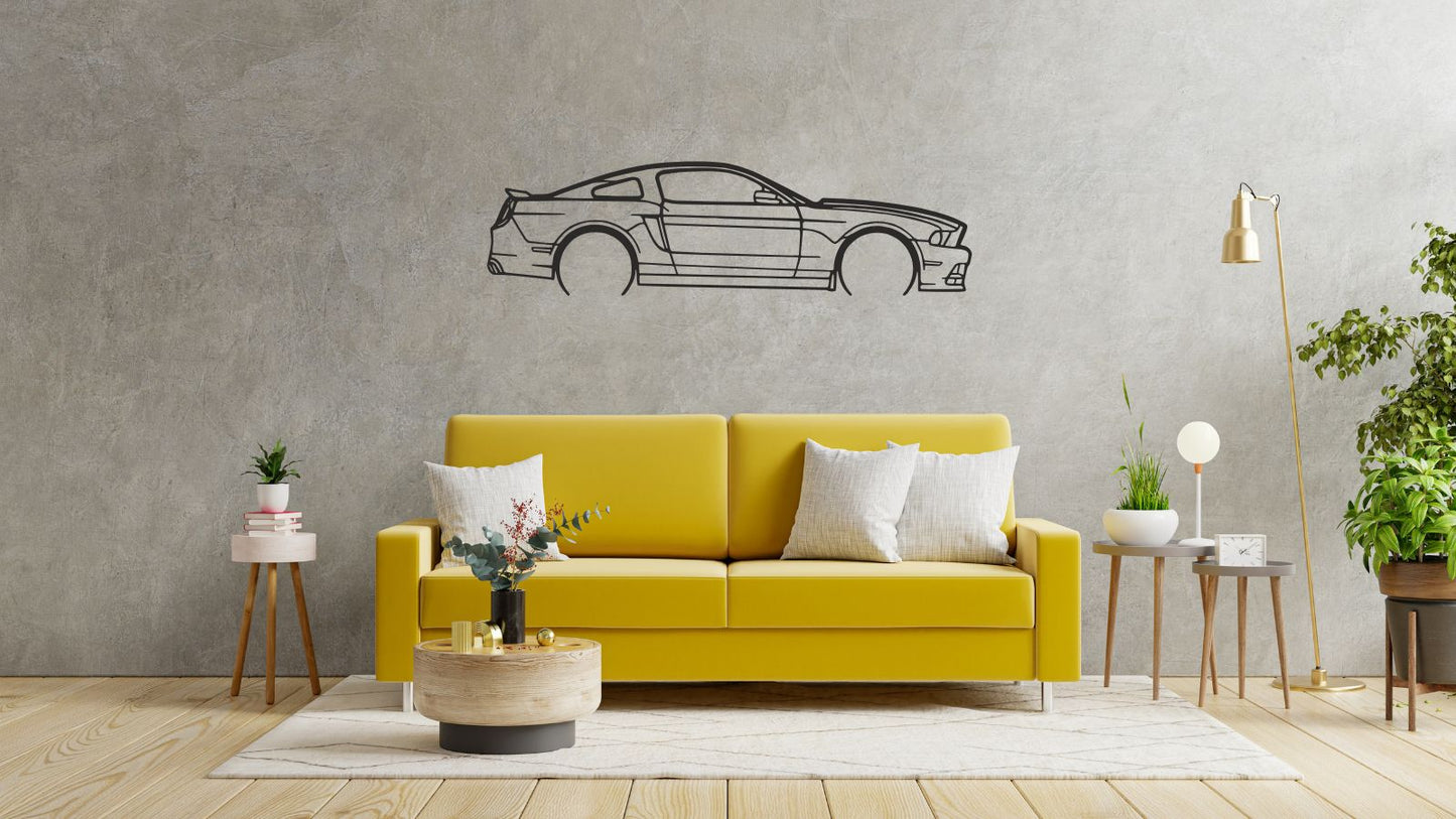Ford Mustang GT 2013 – Découpe murale en acier