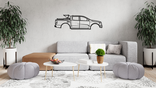 Ford f150 - Découpe murale en métal