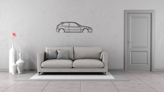 Honda civic Type R EK9 - Découpe mural en métal