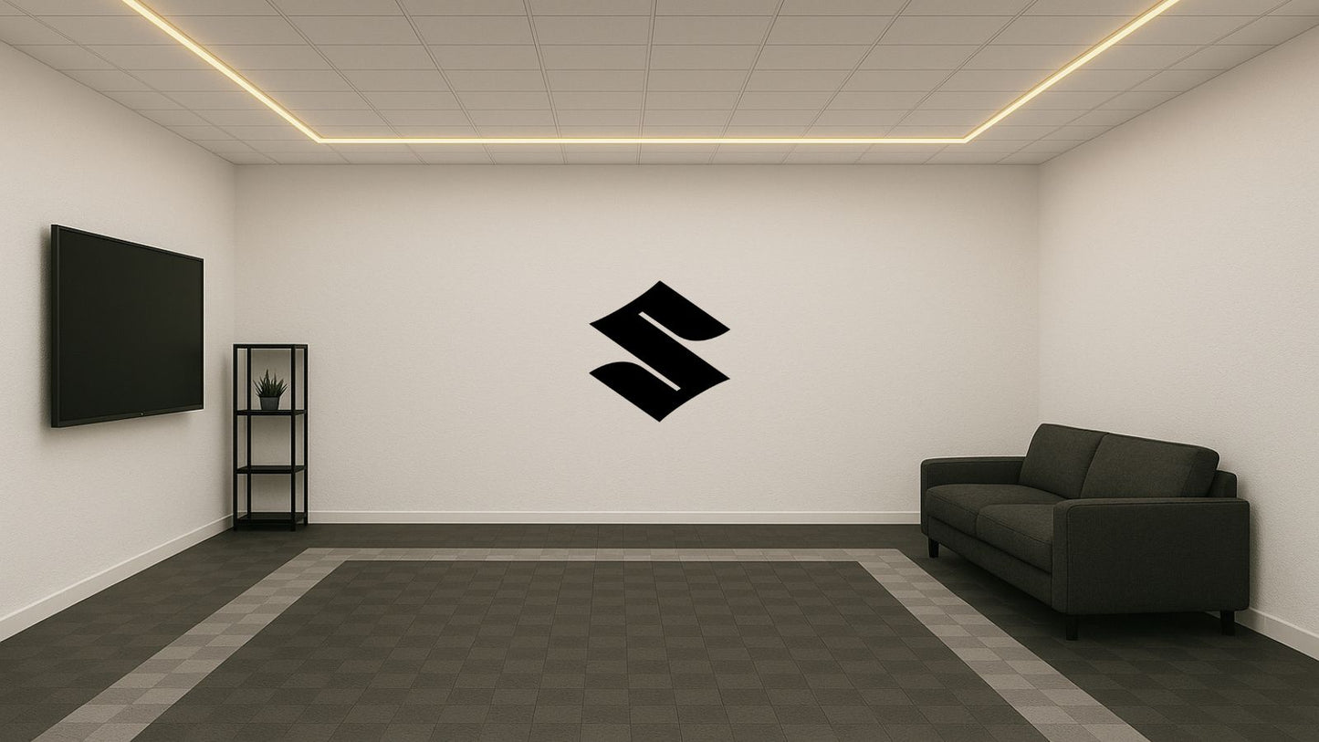 Logo Swift – Découpe murale en acier