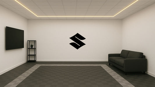 Logo Swift – Découpe murale en acier
