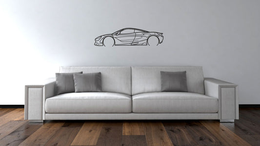 McLaren 720S – Découpe murale en acier