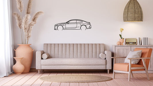 Mercedes-AMG C63 – Découpe murale en acier