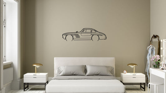Mercedes 300 SL – Découpe murale en acier
