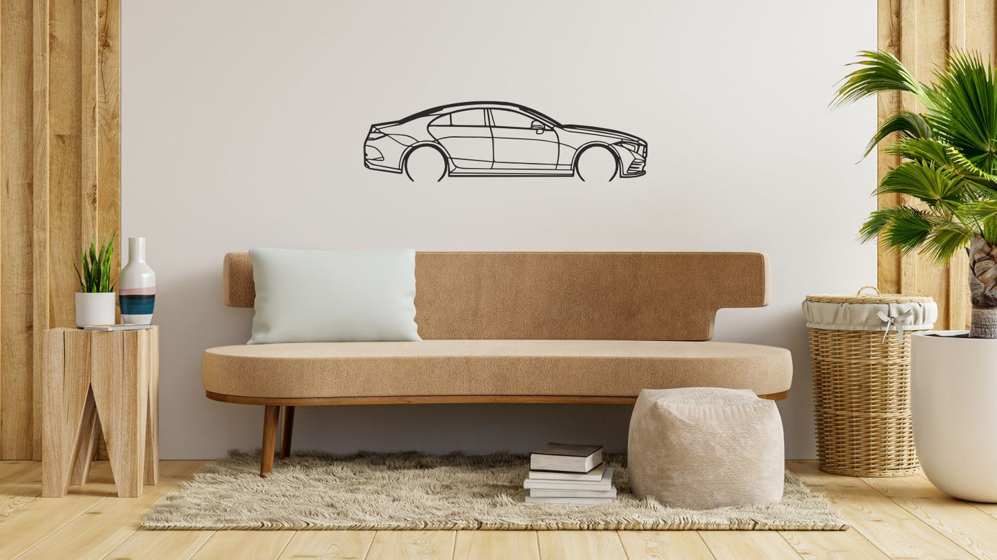Mercedes CLS (2013) – Découpe murale en acier