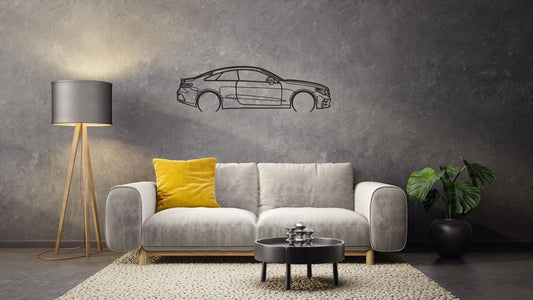 Mercedes E53 AMG – Découpe murale en acier