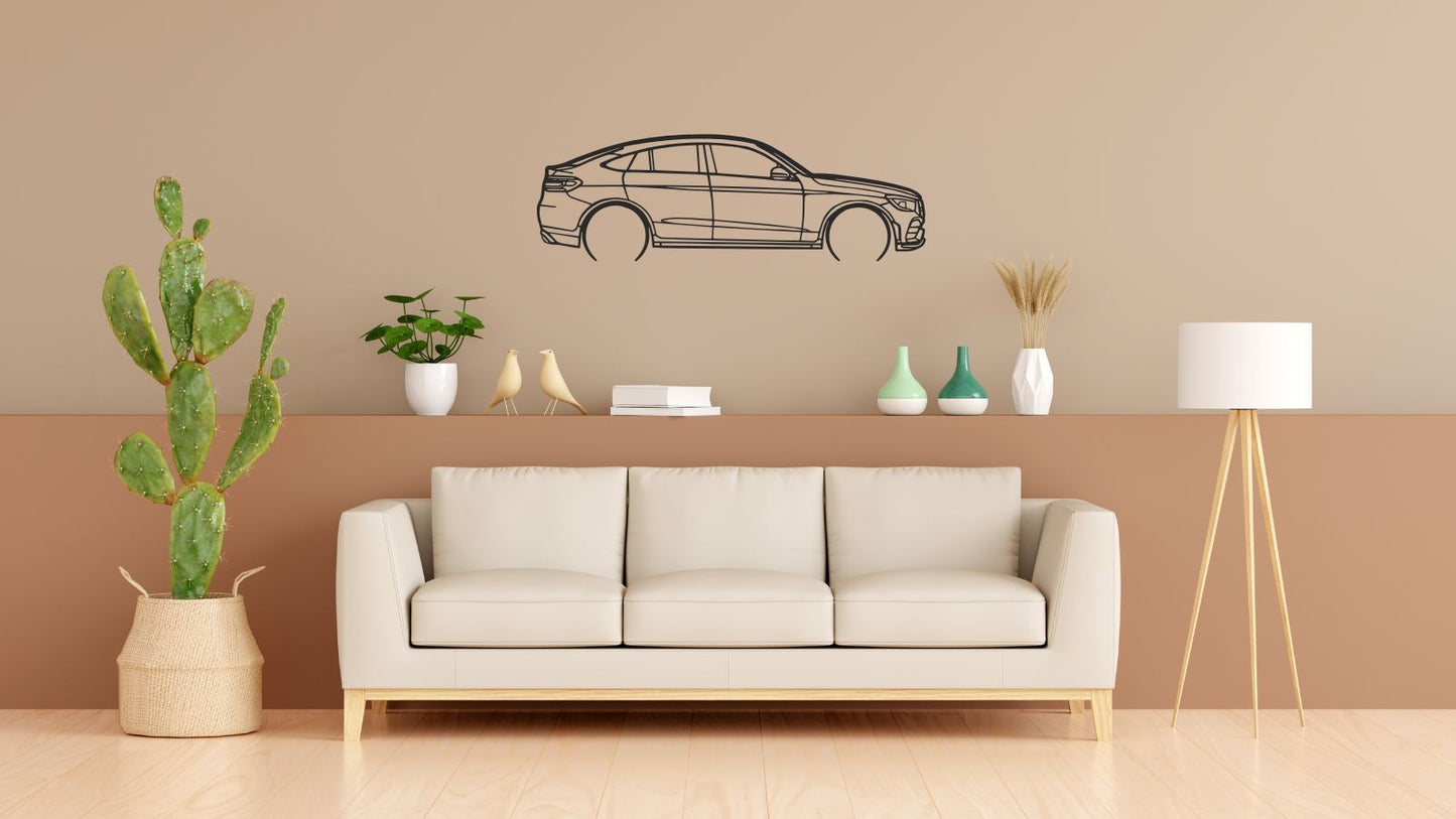 Mercedes GLC Coupé – Découpe murale en acier
