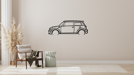 Mini Cooper – Décoration murale en métal