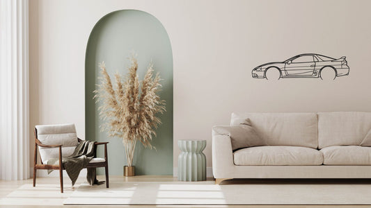 Mitsubishi 3000GT VR-4 – Découpe murale en acier