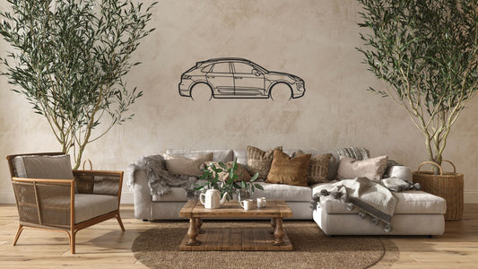 Porsche Macan GTS 95B– Découpe murale en acier