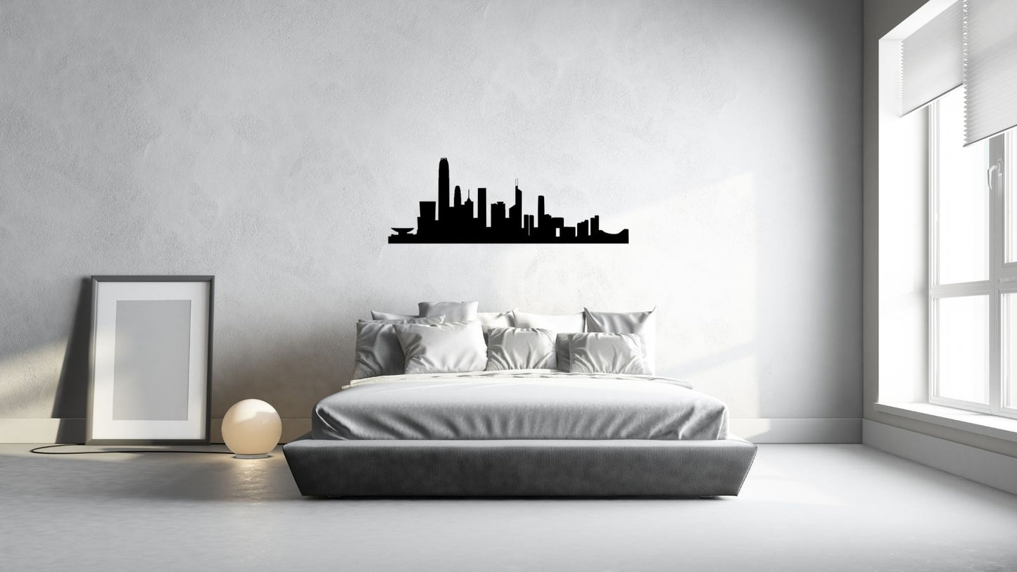 Ville de Hong Kong – Décoration murale en acier